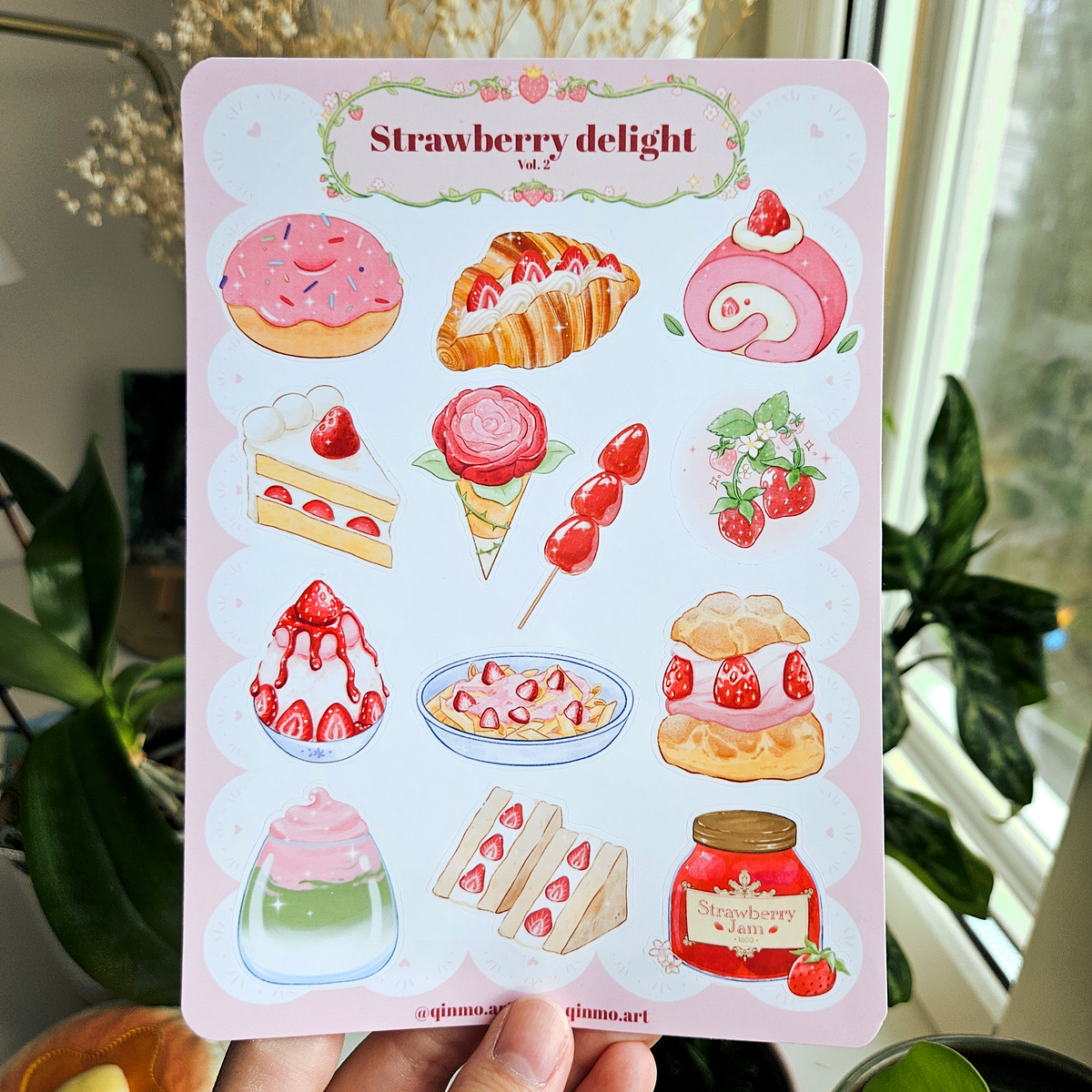 Strawberry Delight Vol. 2 Sticker sheet