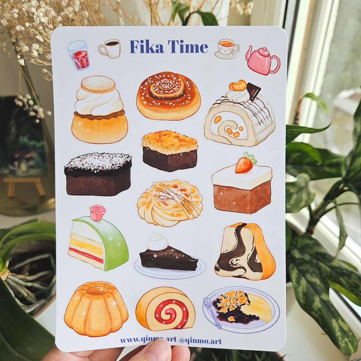 Fika Time Sticker sheet
