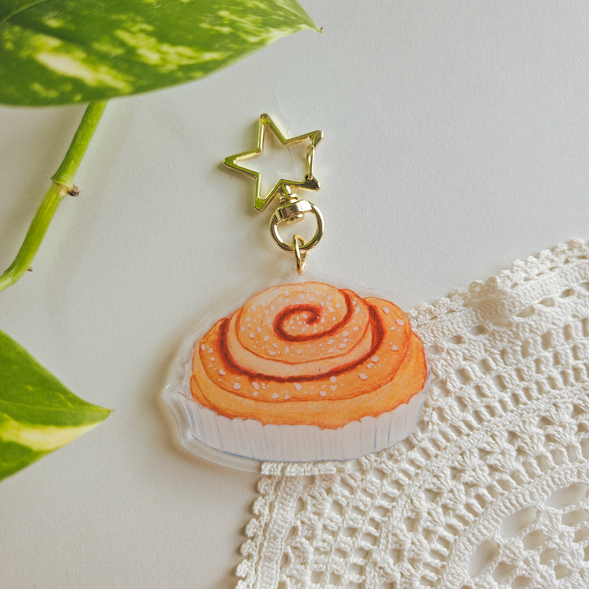 Kanelbulle Keychain
