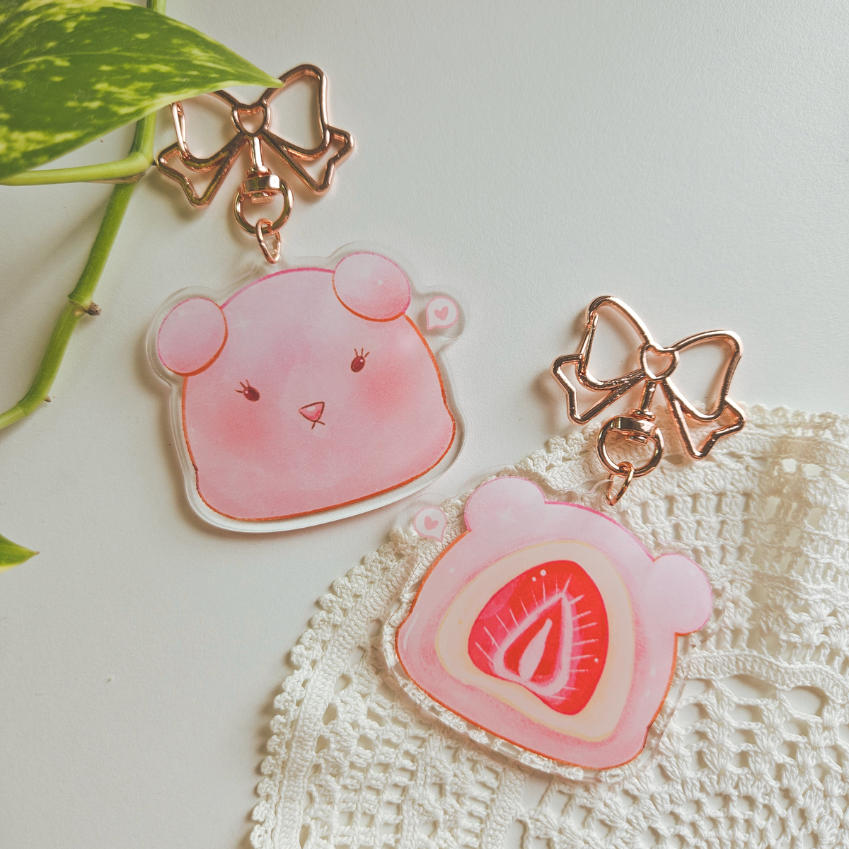 Mochi Bear Keychain