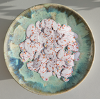 Cute mini duck sticker flakes